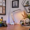 Tykby Skrivbordslampa, Bordslampa, Läslampa LED Silver, Vit, 1-ljuskällor