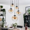 Gastor Pendellampa, kullampa, Pendelbelysning Amber, Klart, 5-ljuskällor