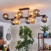 Gastor Taklampa, kullampa Amber, Rökfärger, 10-ljuskällor
