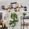 Gastor Taklampa, kullampa Amber, Klart, Rökfärger, 10-ljuskällor