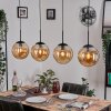 Gastor Pendellampa, kullampa, Pendelbelysning Amber, 4-ljuskällor