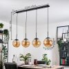 Gastor Pendellampa, kullampa, Pendelbelysning Amber, 4-ljuskällor