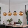 Gastor Pendellampa, kullampa, Pendelbelysning Amber, 4-ljuskällor