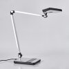 Pedreiras Skrivbordslampa, Bordslampa, Läslampa LED Svart, Silver, 1-ljuskällor