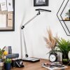 Pedreiras Skrivbordslampa, Bordslampa, Läslampa LED Svart, Silver, 1-ljuskällor