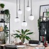 Gastor Pendellampa, kullampa, Pendelbelysning Vit, 5-ljuskällor