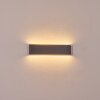 Gamas vägglampa utomhus, badrumslampa, Vägglampa, Väggspotlight Antracit, 1-ljuskällor