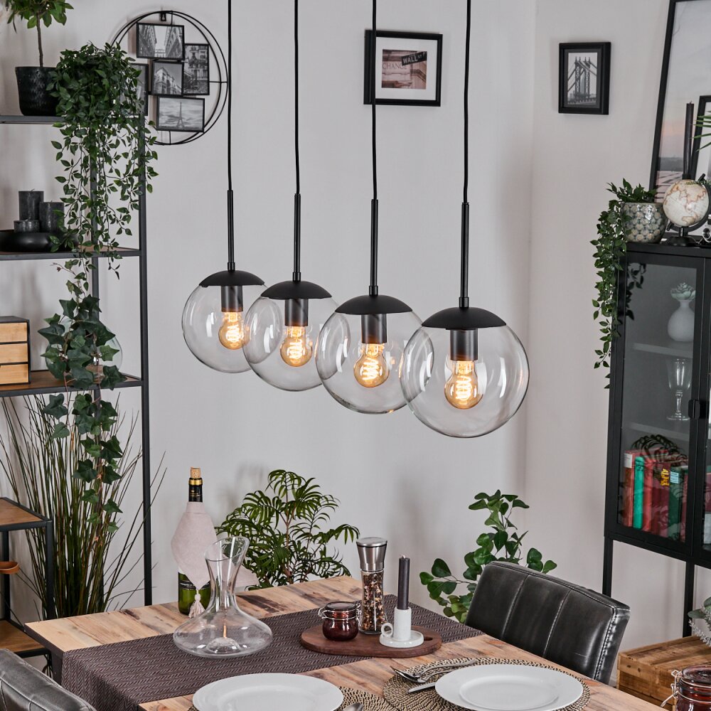 Gastor Pendellampa, kullampa, Pendelbelysning Klart, 4-ljuskällor main product photo