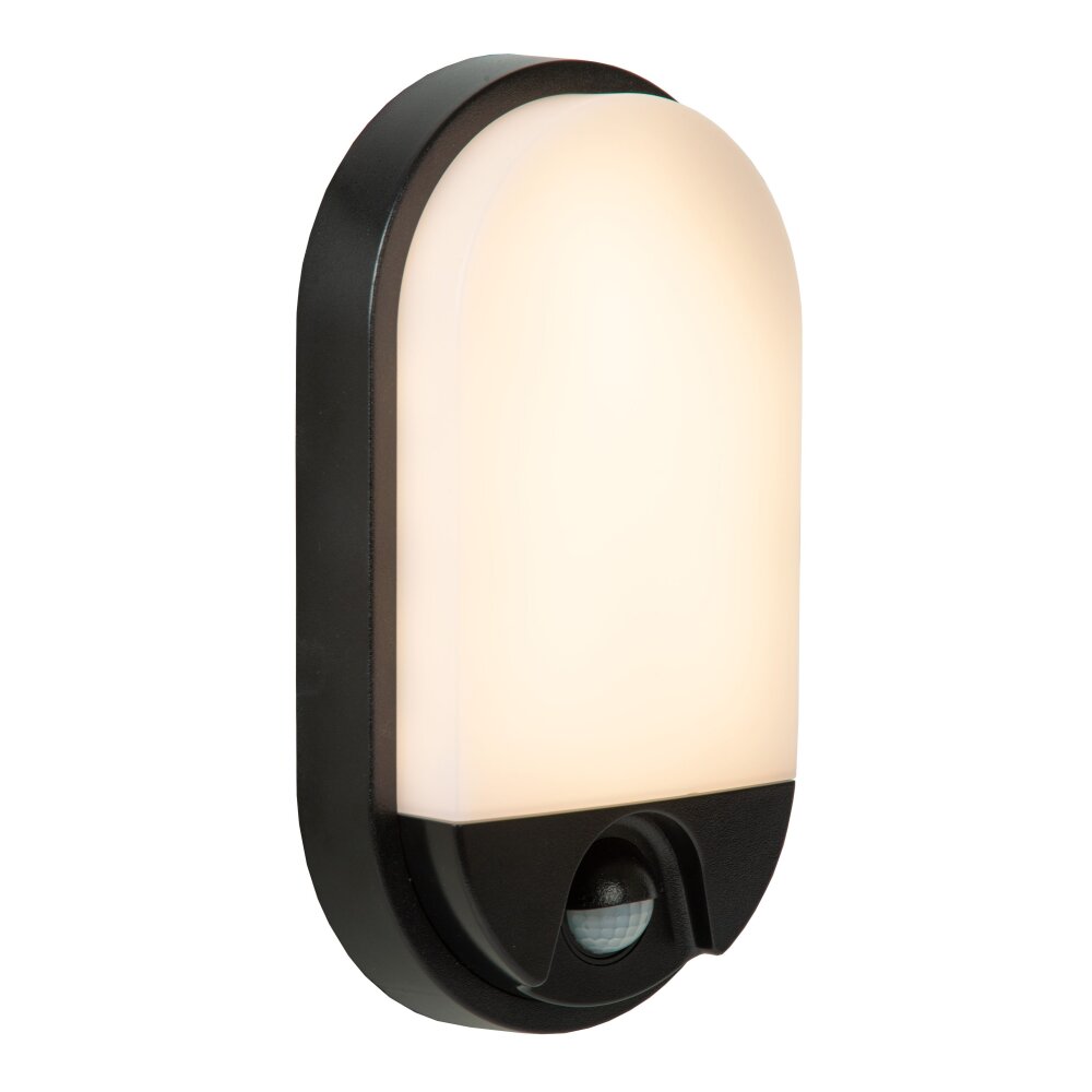 Lucide IR vägglampa utomhus LED Svart, 1-ljuskällor, Rörelsedetektor main product photo