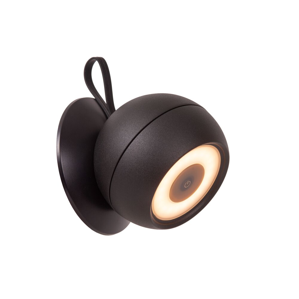 Lucide LUNEX vägglampa utomhus LED Svart, 1-ljuskällor main product photo