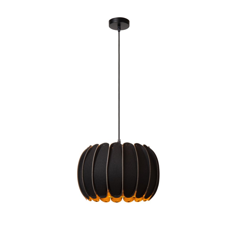 Lucide SPENCER Pendelbelysning Svart, 1-ljuskällor main product photo