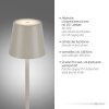 Leuchten Direkt EURIA Golvlampa LED Grått, 1-ljuskällor