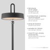 Leuchten Direkt AMAG Bordslampa LED Svart, 1-ljuskällor