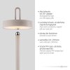 Leuchten Direkt AMAG Golvlampa LED Grått, 1-ljuskällor