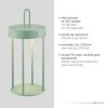 Leuchten Direkt ANSELM Bordslampa LED Grön, 1-ljuskällor