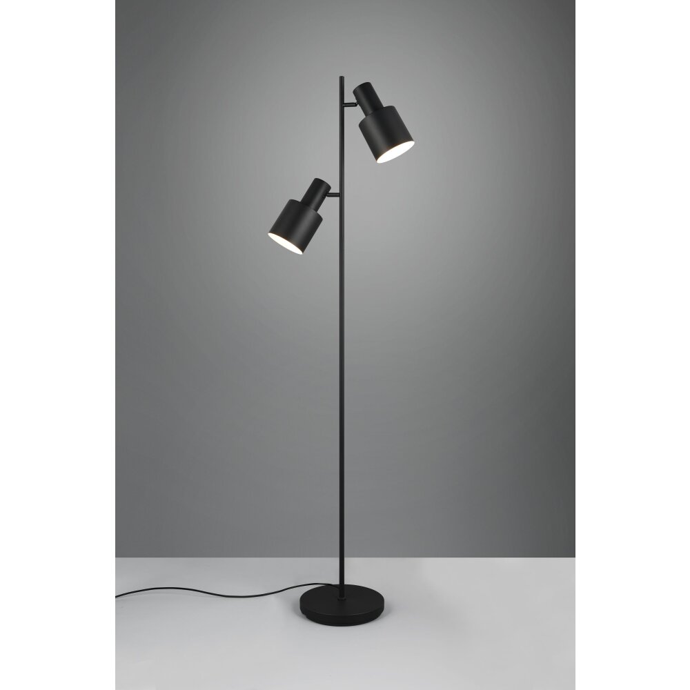 Trio Agudo Golvlampa Svart, 2-ljuskällor main product photo
