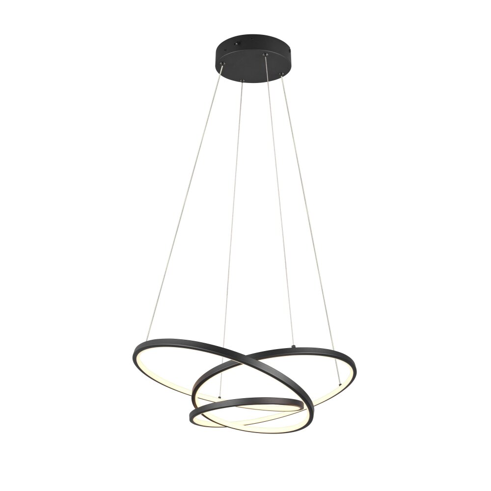 Trio Darvin Pendelbelysning LED Svart, 1-ljuskällor main product photo