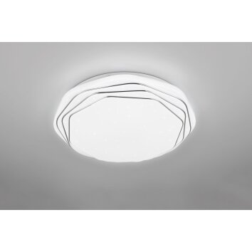 Reality Dizzy Taklampa LED Vit, 1-ljuskällor, Fjärrkontroll Reality Dizzy Taklampa LED Vit, 1-ljuskällor, Fjärrkontroll