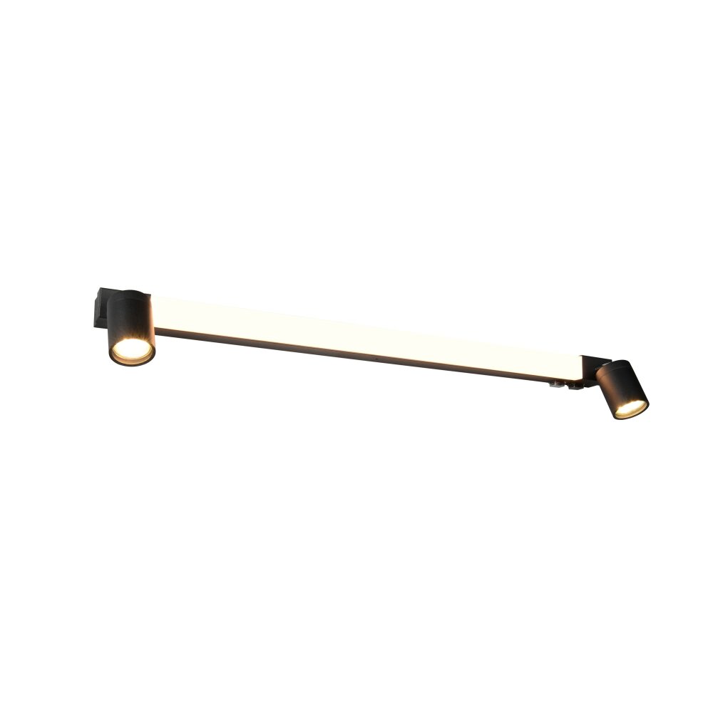 Trio Enrico Vägglampa LED Svart, 3-ljuskällor main product photo