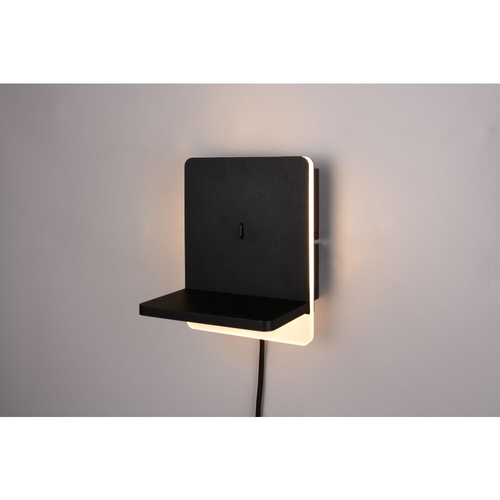 Trio Fairfield Vägglampa LED Svart, 1-ljuskällor main product photo