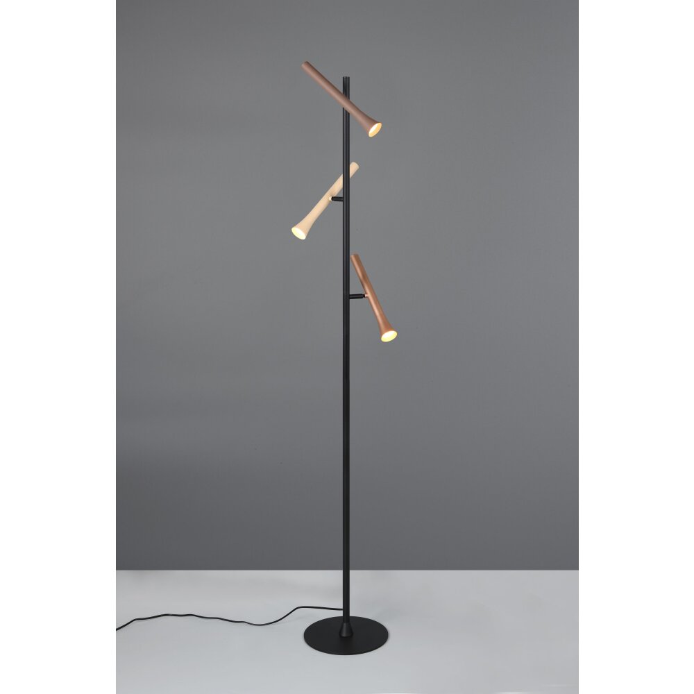 Trio Lampor Fiato Golvlampa LED Svart, 3-ljuskällor main product photo