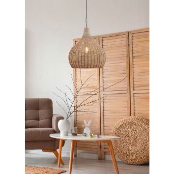 Trio JANNE Pendelbelysning Svart, 1-ljuskällor