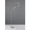 Trio Lampor Marley Golvlampa, Båglampor Nickel matt, 5-ljuskällor