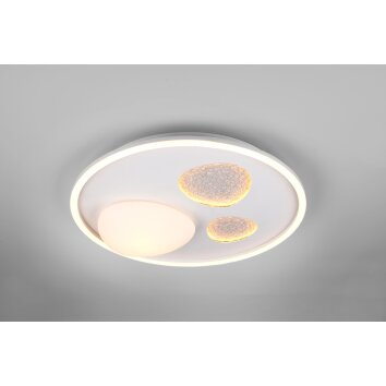 Trio Lampor Pebble Taklampa LED Vit, 1-ljuskällor, Fjärrkontroll