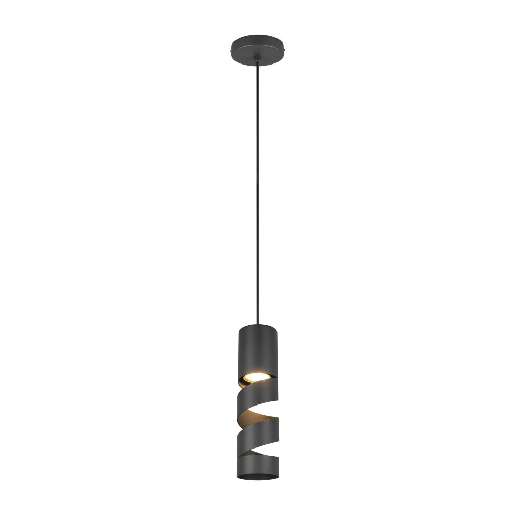 Trio Stream Pendelbelysning Svart, 1-ljuskällor main product photo
