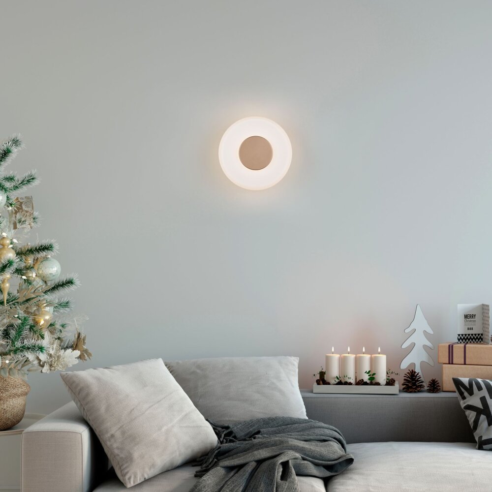 Trio Celeste Vägglampa LED Brun, 1-ljuskällor main product photo