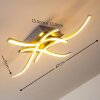 Kelowna Taklampa LED Nickel matt, 1-ljuskällor