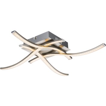 Globo Jorne Taklampa LED Nickel matt, 1-ljuskällor