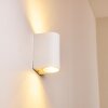 Pailly vägglampa utomhus, Vägglampa LED Vit, 2-ljuskällor