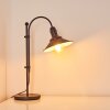 Nibyn Bordslampa Beige, Mörkbrun, 1-ljuskällor