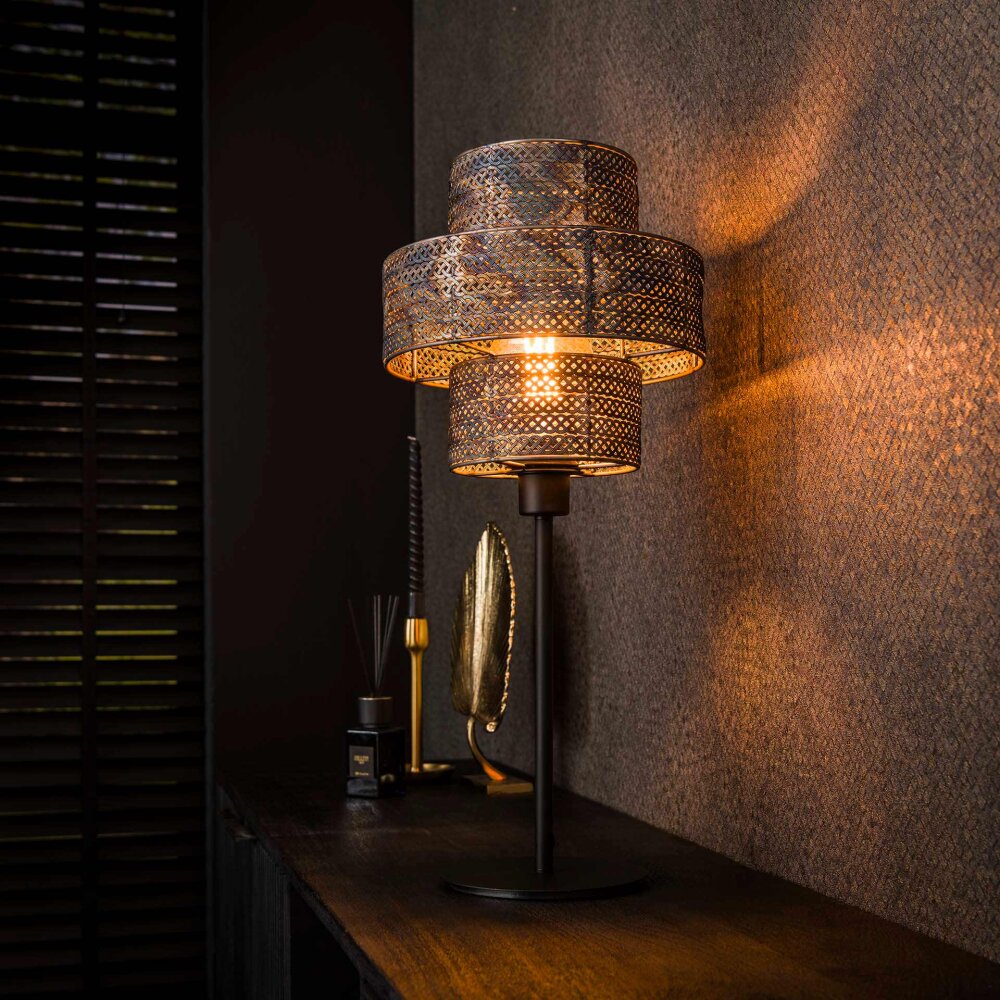 Reimonde Bordslampa Brun, Svart, 1-ljuskällor main product photo