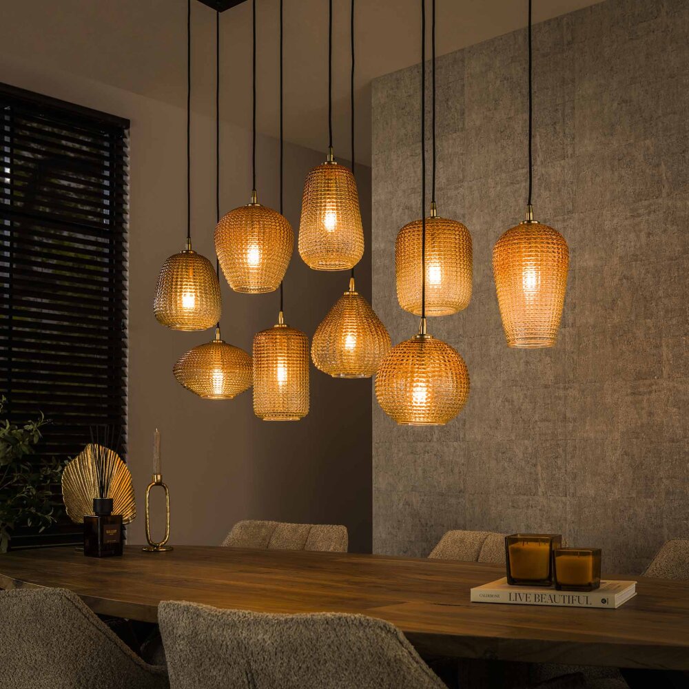 Escusa Pendelbelysning Antracit, 9-ljuskällor main product photo