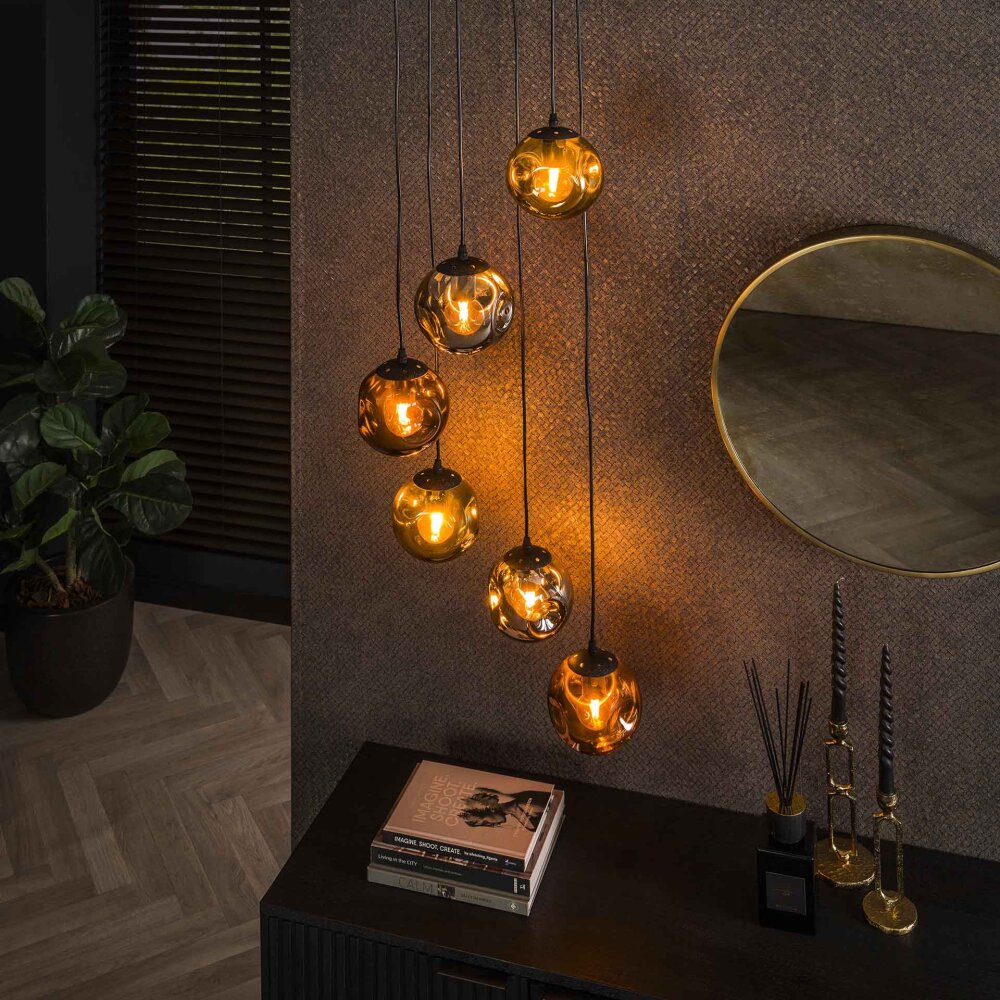 Stellar Pendelbelysning Antracit, 6-ljuskällor main product photo