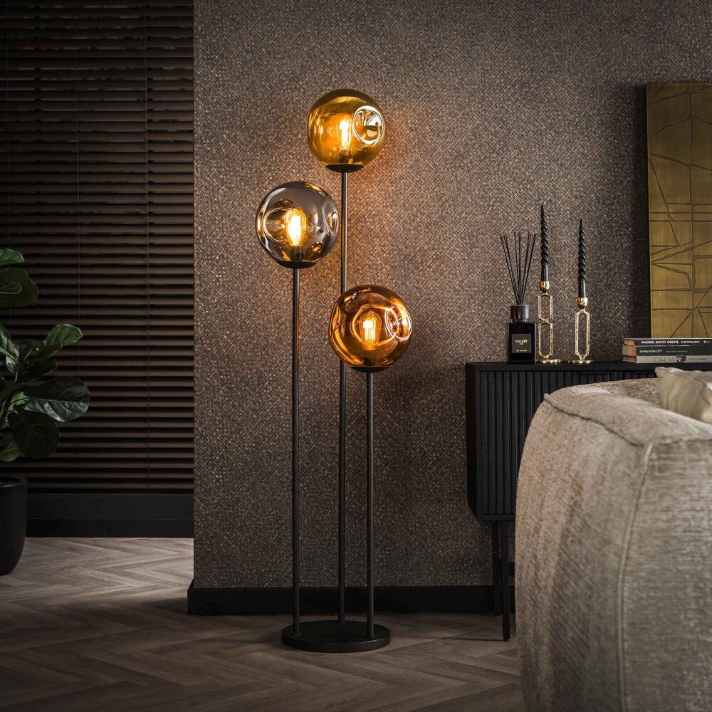Stellar Golvlampa Antracit, 3-ljuskällor main product photo