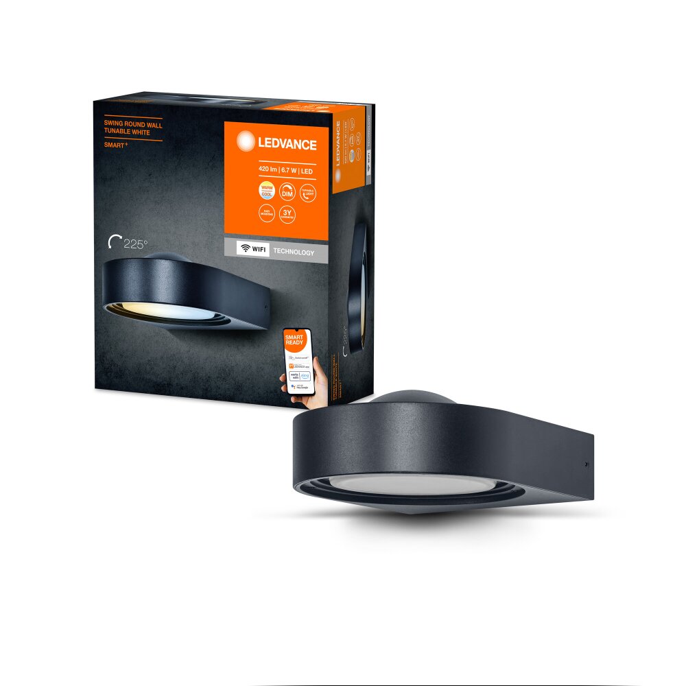 Ledvance WIF Utomhusbelysning LED Svart, 1-ljuskällor main product photo