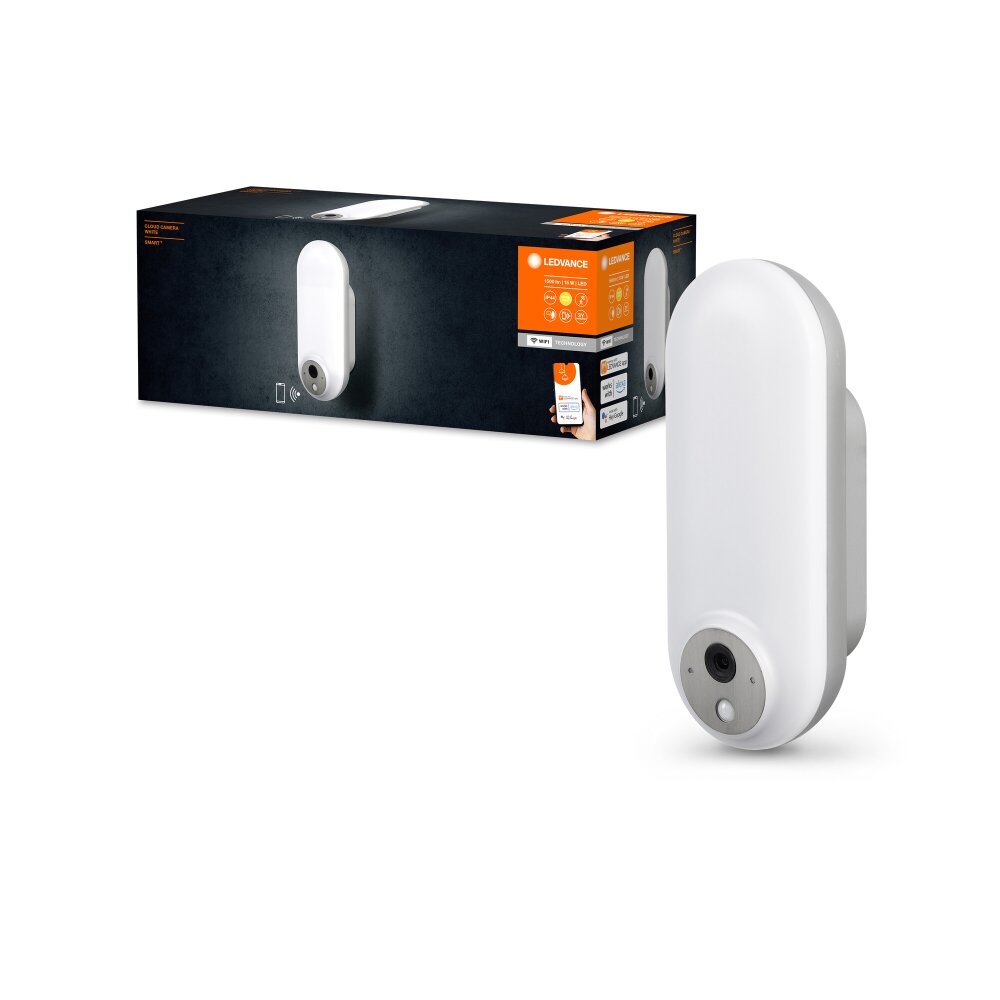 Ledvance WIF vägglampa utomhus LED Vit, 1-ljuskällor, Rörelsedetektor main product photo
