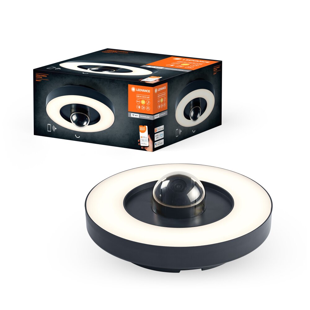 Ledvance WIF vägglampa utomhus LED Grått, 1-ljuskällor main product photo
