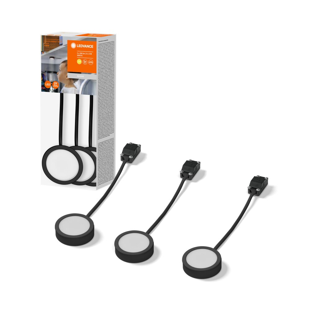 Ledvance Undercabinet Skåpbelysning LED Svart, 1-ljuskällor main product photo