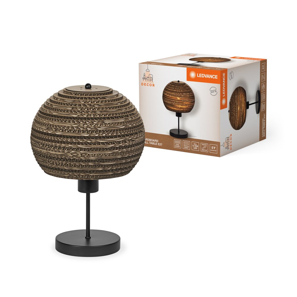 Ledvance DECOR Vägg- och taklampor Brun, 1-ljuskällor main product photo