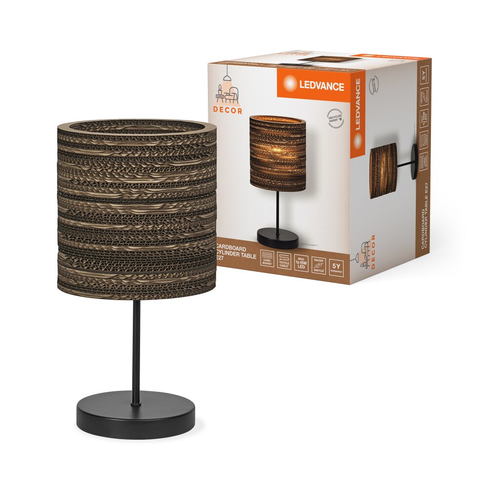 Ledvance DECOR Vägg- och taklampor Brun, 1-ljuskällor main product photo