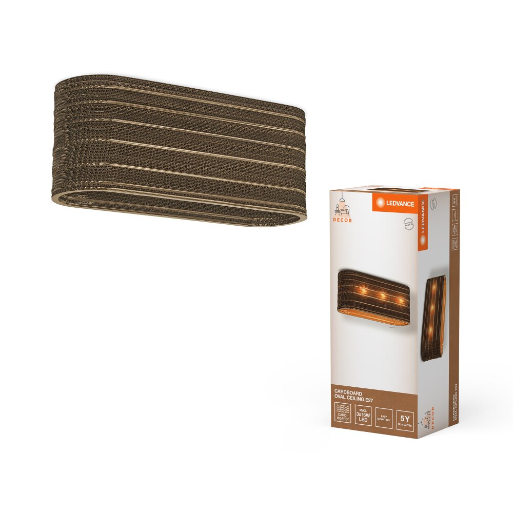 Ledvance DECOR Vägg- och taklampor Brun, 1-ljuskällor main product photo