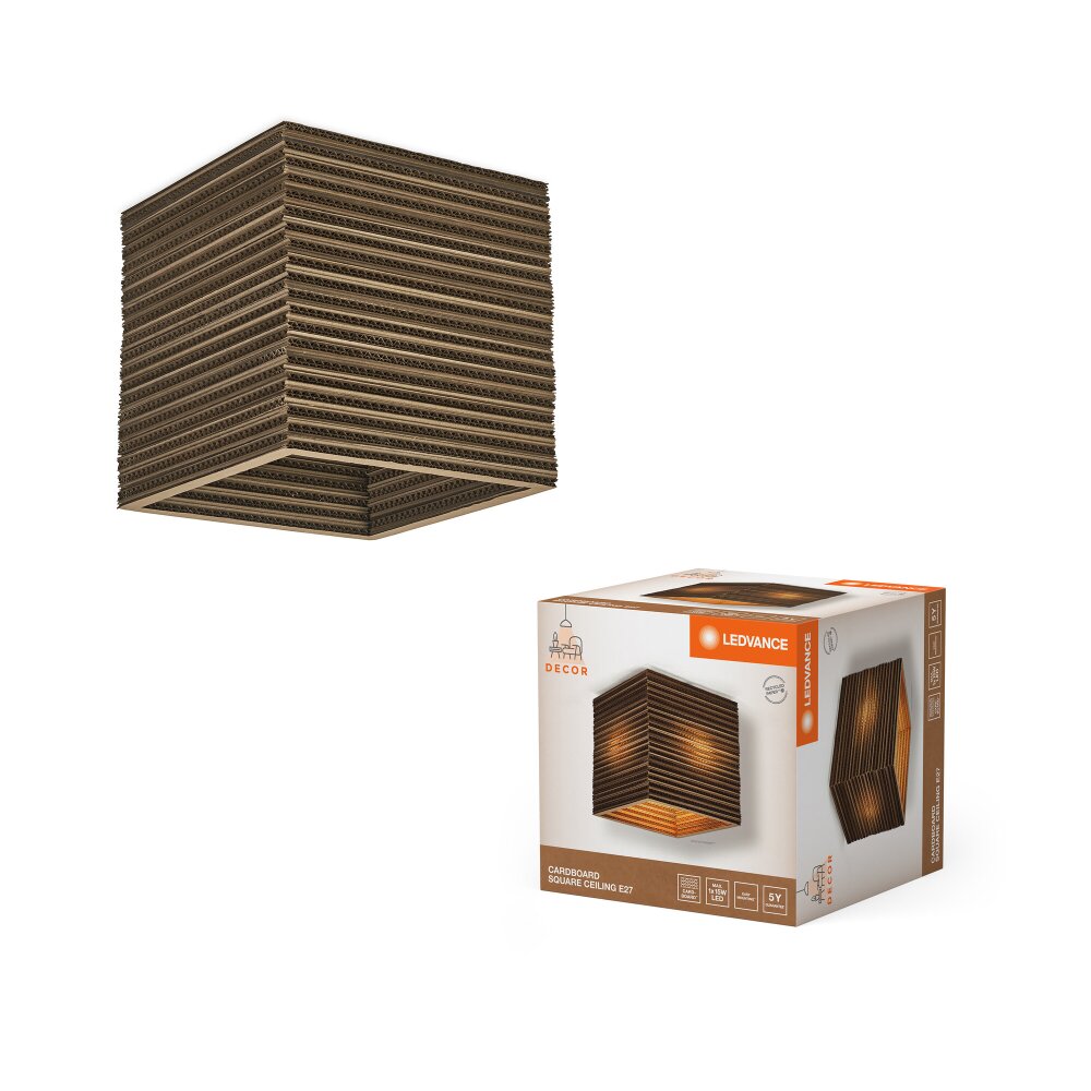 Ledvance DECOR Vägg- och taklampor Brun, 1-ljuskällor main product photo