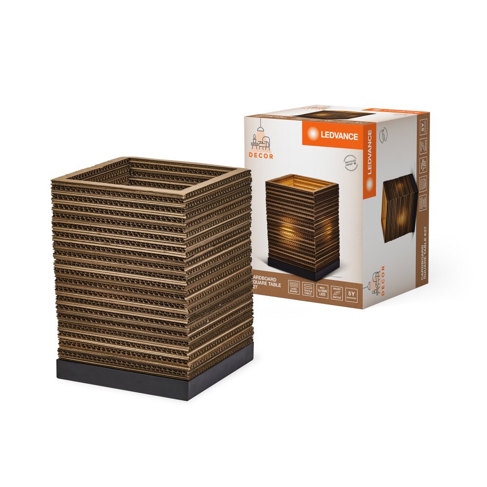Ledvance DECOR Vägg- och taklampor Brun, 1-ljuskällor main product photo