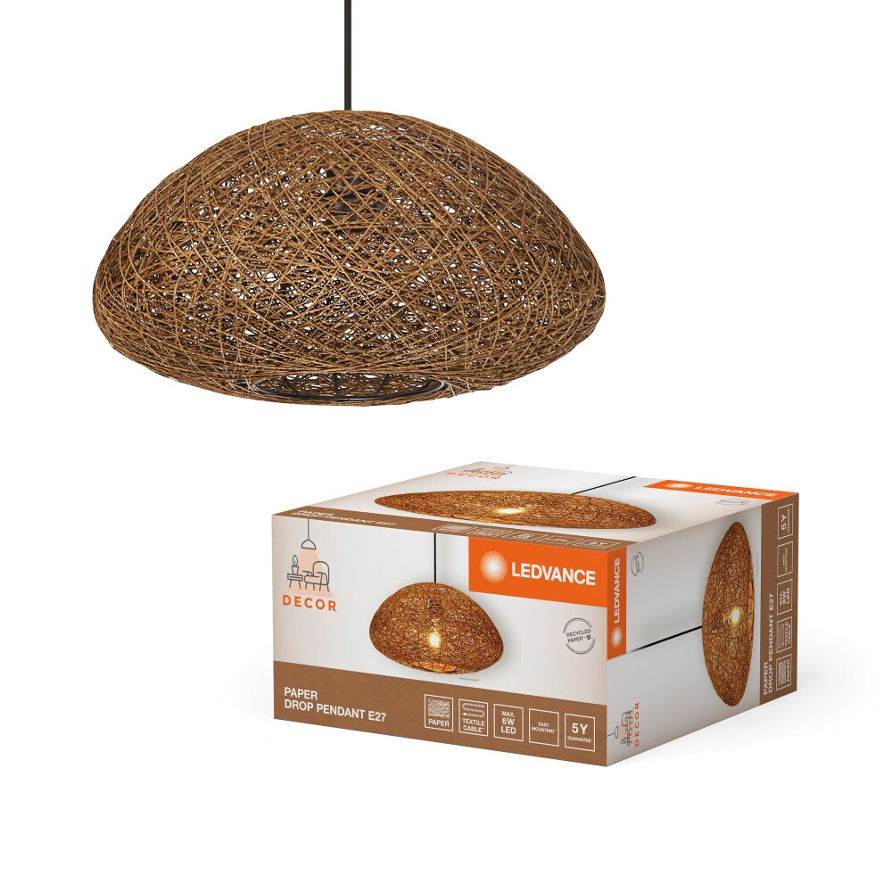 Ledvance DECOR Vägg- och taklampor LED Beige, 1-ljuskällor main product photo