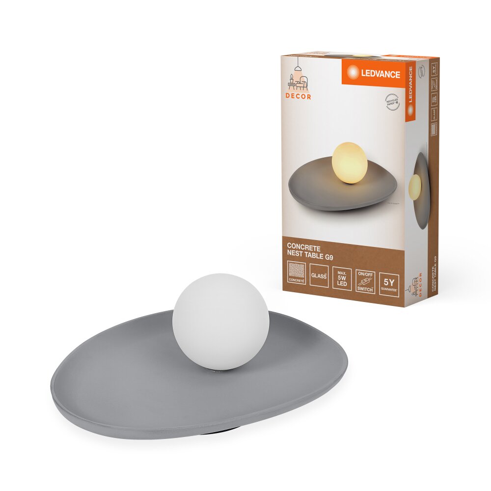 Ledvance DECOR Vägg- och taklampor Grått, 1-ljuskällor main product photo