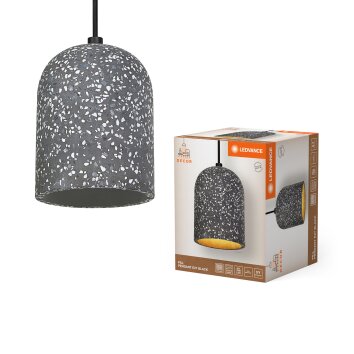 Ledvance DECOR Vägg- och taklampor Svart, 1-ljuskällor